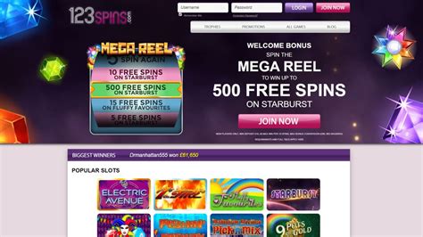 123 Spins Casino Login