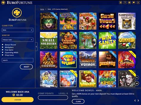 Eurofortune Online Casino App