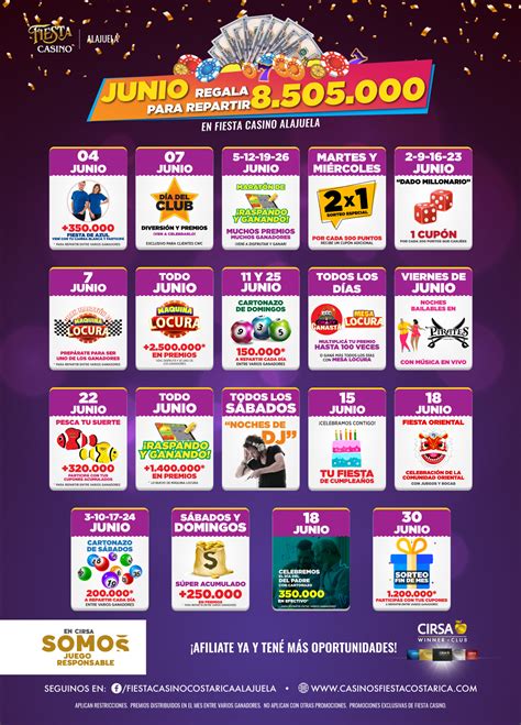 Fiesta Casino Alajuela Agenda