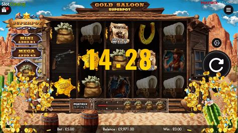 Gold Saloon Superpot Slot Gratis