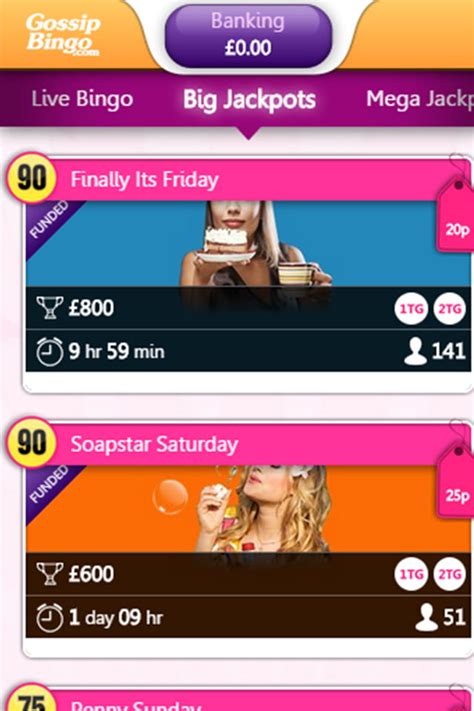 Gossip Bingo Casino App