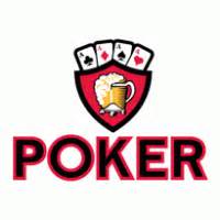 Logo Cerveza Poker Vetor