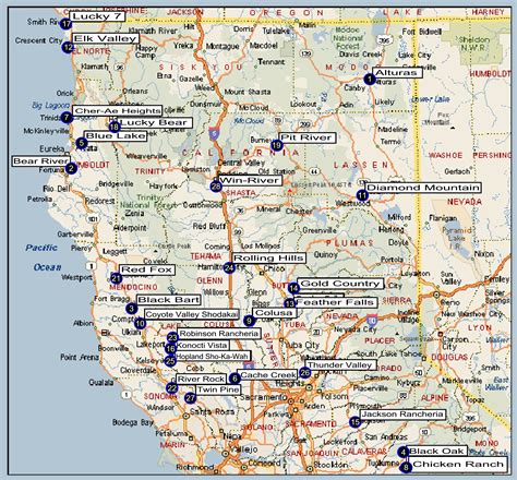 Los Angeles Casinos Mapa