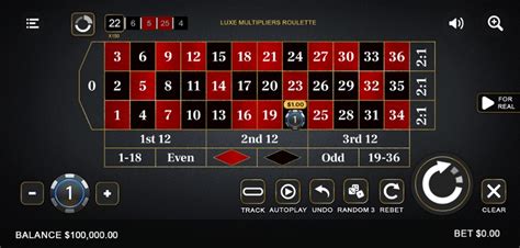 Luxe Roulette Multipliers Sportingbet