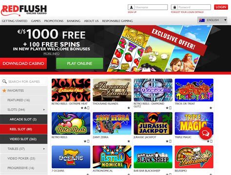 O Casino Red Flush Casino Free Spins