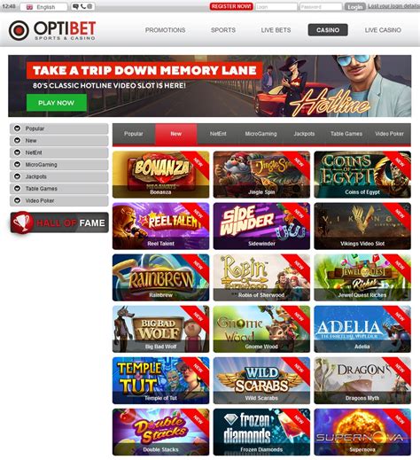 Optibet Casino Bonus