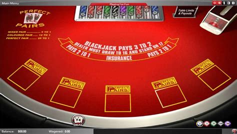 Perfect Pairs Blackjack Slot - Play Online
