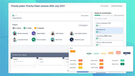 Planning Poker Product Backlog