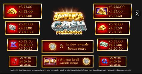 Play Gold Cash Freespins Slot