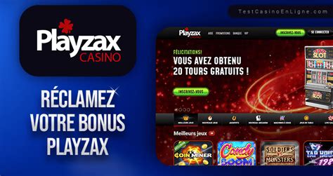 Playzax Casino Bonus