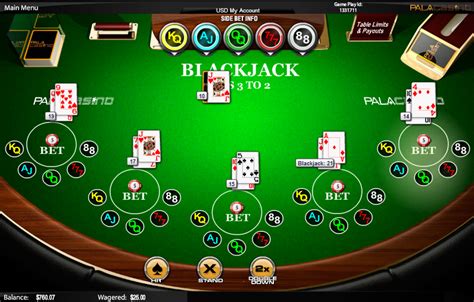 Premier Blackjack With Side Bets Sportingbet