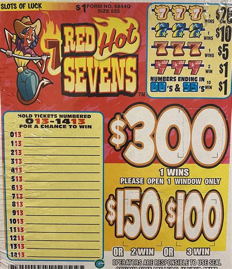 Red Hot Sevens Pull Tabs Review 2024