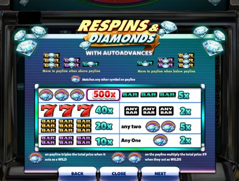 Respins Diamonds Slot Gratis
