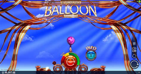 The Incredible Balloon Machine Bet365