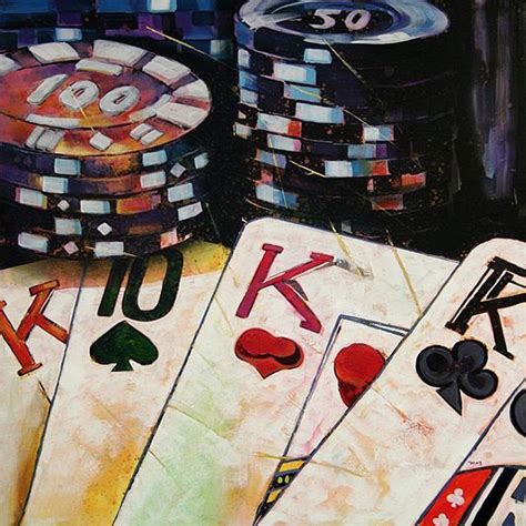 Vintage Art Poker